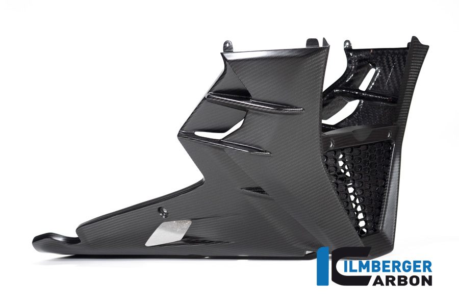 Motorspoiler komplett lange Version matt Tuono V4 ab 2021