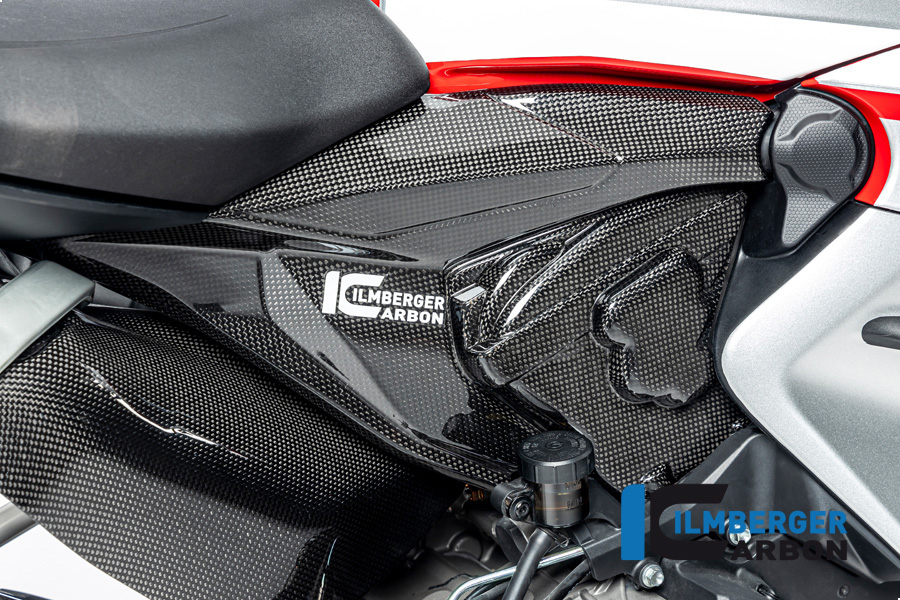Rahmenheckverkleidung mit Zylinderkopfabdeckung rechts glanz Ducati Streetfighter V2