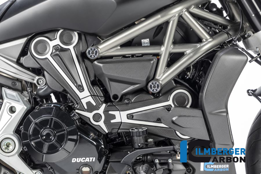 Zahnriemenabd. mit Chrome-Zierstreifen matt Ducati XDiavel16